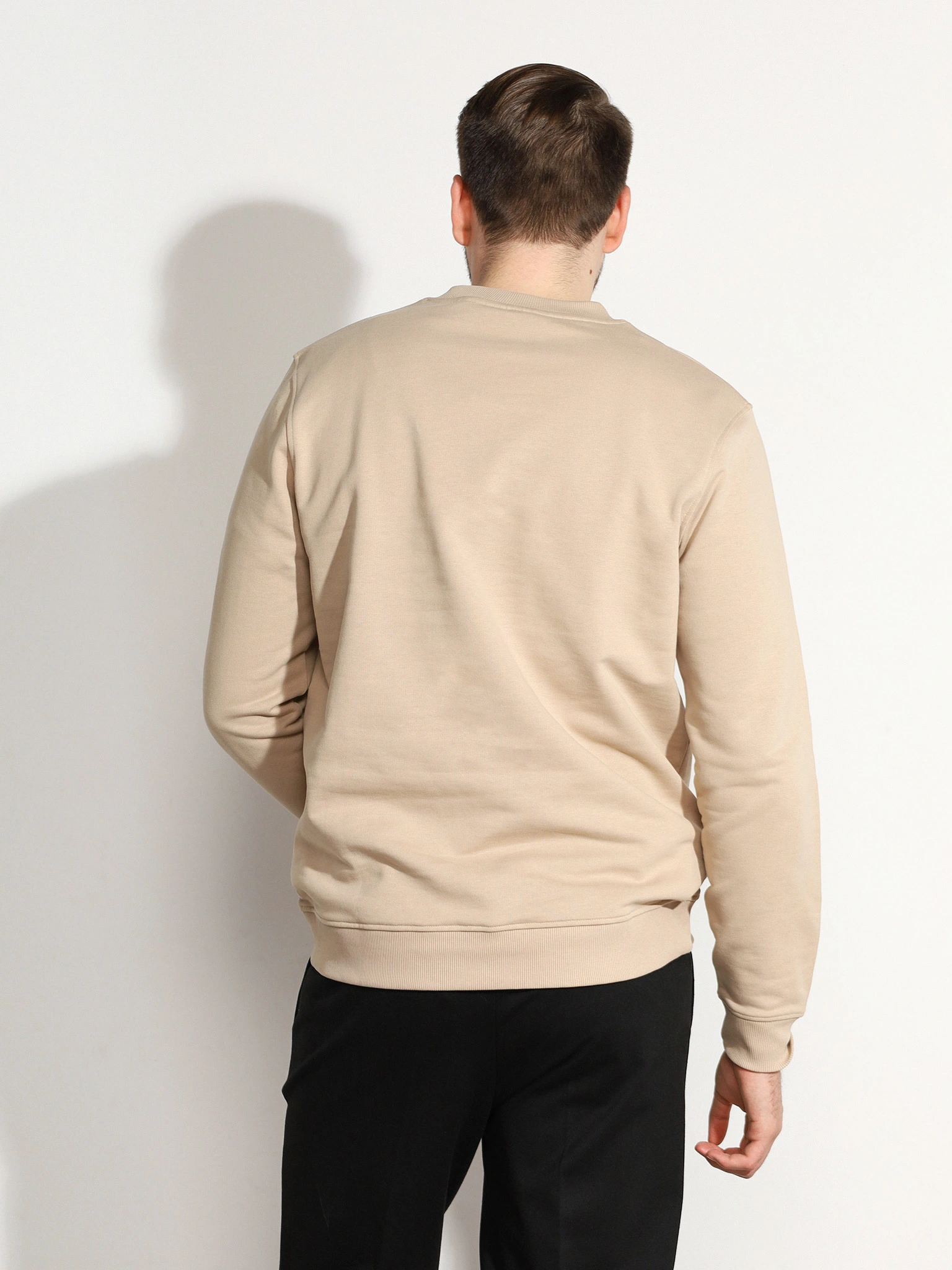 Толстовка бежевого цвета из хлопка